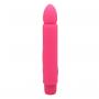 Vibratore rabbit doppio dildo vibrante con stimolatore per clitoride fallo rosa