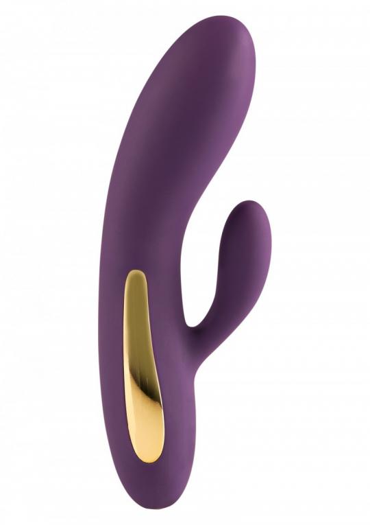 Vibratore Rabbit in silicone fallo dildo doppio vibrante stimolatore per clitiride donna