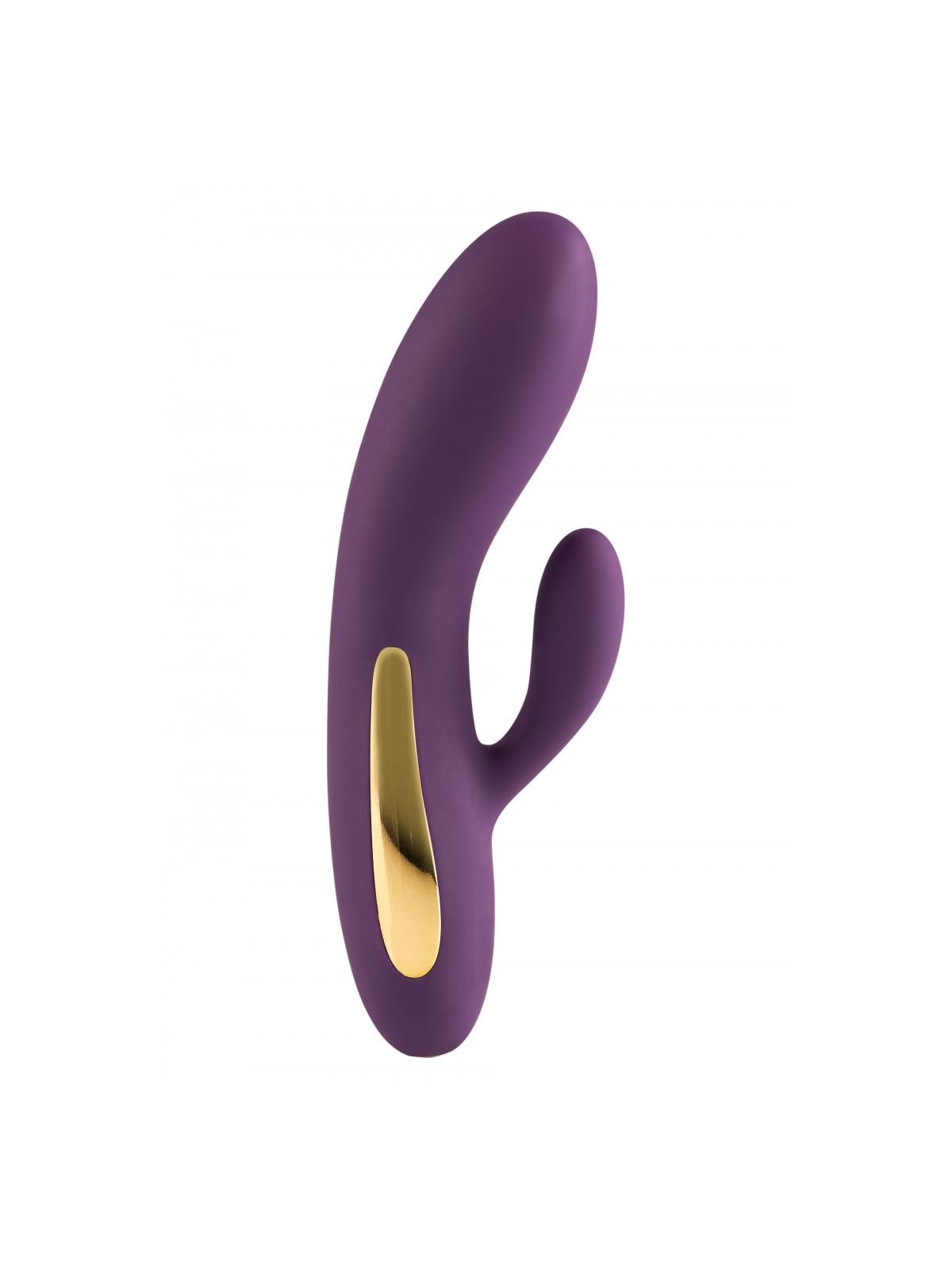 Vibratore Rabbit in silicone fallo dildo doppio vibrante stimolatore per clitiride donna