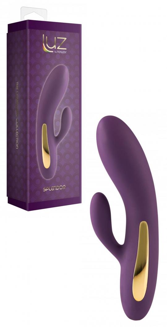 Vibratore Rabbit in silicone fallo dildo doppio vibrante stimolatore per clitiride donna