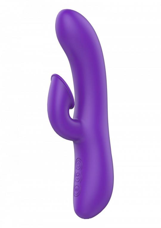 Vibratore rabbit doppio stimolatore vaginale succhia vagina dildo fallo vibrante in silicone impermeabile ricaricabile