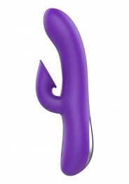 Vibratore rabbit doppio stimolatore vaginale succhia vagina dildo fallo vibrante in silicone impermeabile ricaricabile