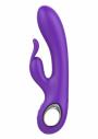 Vibratore rabbit in silicone dildo fallo doppio stimolatore clitoride vibrante sex toy