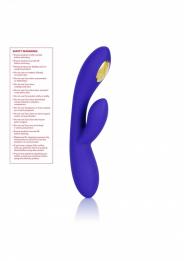 Vibratore rabbit ricaricabile dildo doppio fallo vibrante impermeabile con stimolatore clitoride