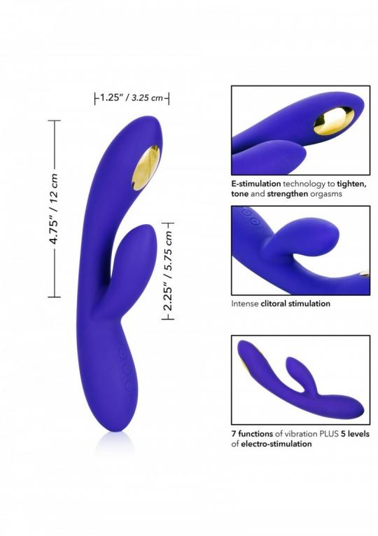 Vibratore rabbit ricaricabile dildo doppio fallo vibrante impermeabile con stimolatore clitoride