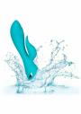 Vibratore rabbit vaginale doppio in silicone dildo fallo vibrante con stimolatore clitoride