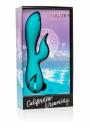 Vibratore rabbit vaginale doppio in silicone dildo fallo vibrante con stimolatore clitoride