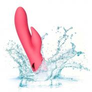 Vibratore vaginale doppio con stimolatore clitoride in silicone fallo ricaricabile vibrante