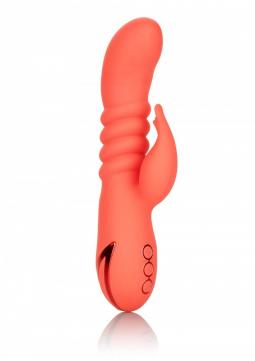 Vibratore vaginale realistico rabbit fallo dildo vibrante ricaricabile in silicone