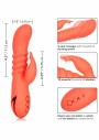 Vibratore vaginale realistico rabbit fallo dildo vibrante ricaricabile in silicone