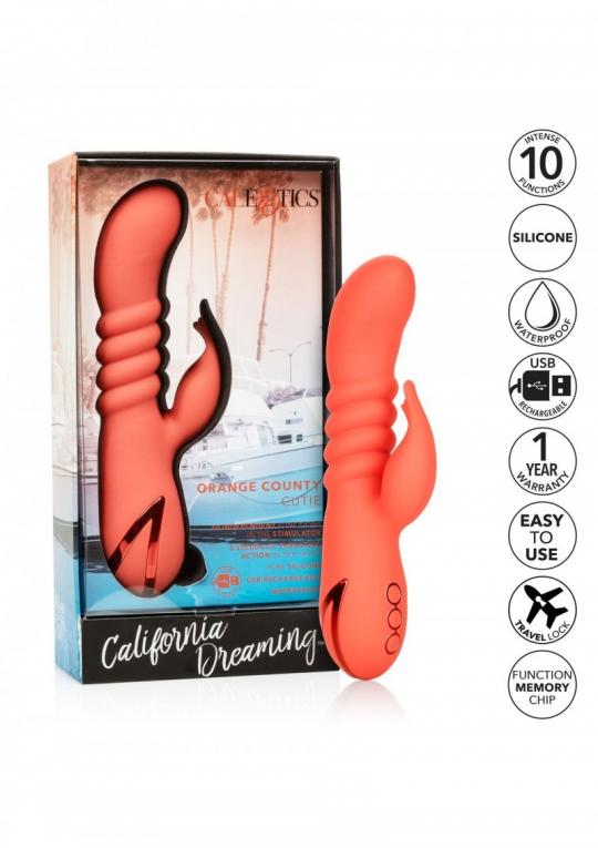 Vibratore vaginale realistico rabbit fallo dildo vibrante ricaricabile in silicone