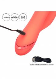 Vibratore vaginale realistico rabbit fallo dildo vibrante ricaricabile in silicone