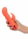 Vibratore vaginale realistico rabbit fallo dildo vibrante ricaricabile in silicone