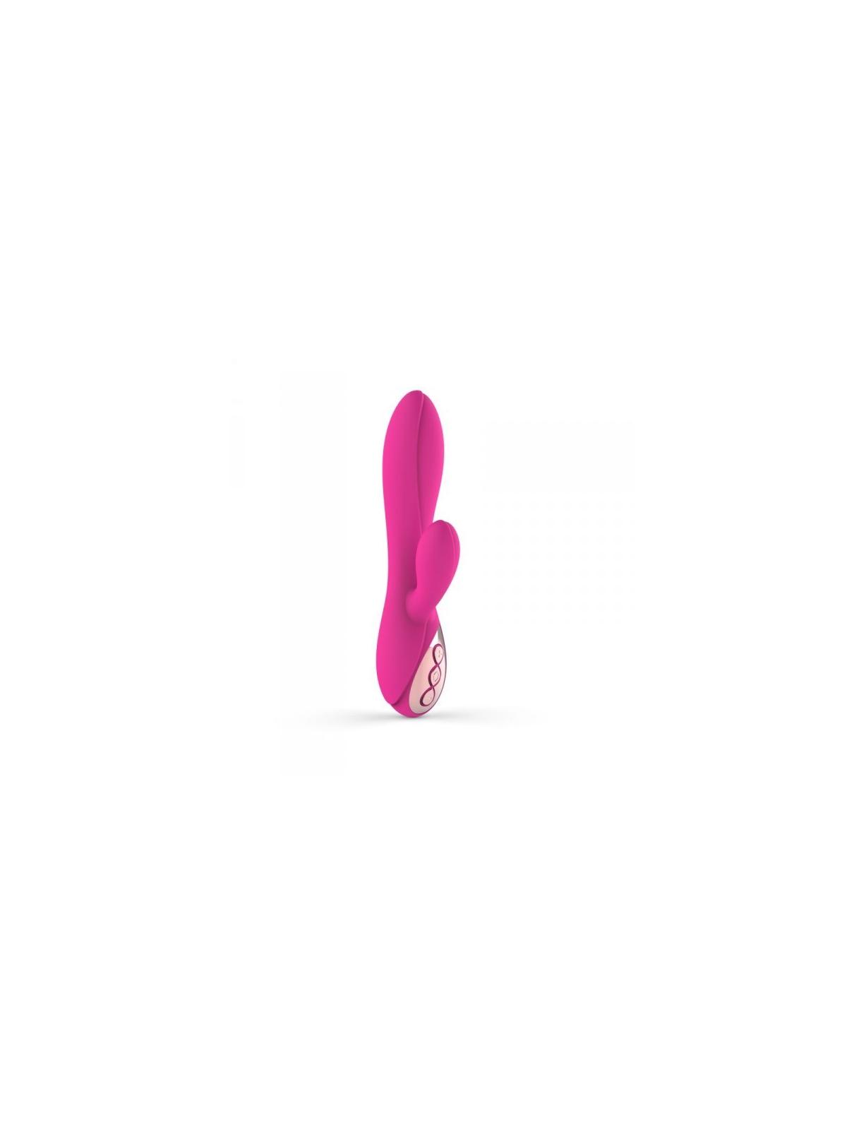 Vibratore rabbit doppio con stimolatore clitoride fallo dildo vibrante vaginale in silicone whale