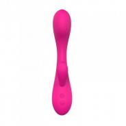 Vibratore rabbit doppio dildo vibrante ricaricabile fallo realistico con stimolatore clitoride