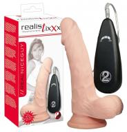 Vibratore Dildo Fallo realistico extra real flex con ventosa 17,5