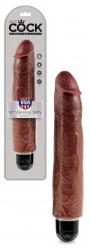 Vibratore realistico maxi grande nero big king cock dildo fallo anale vaginale impermeabile 10 brown