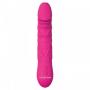 Vibratore in silicone realistico vaginale fallo dildo vibrante ricaricabile impermeabile rosa