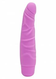 Vibratore vaginale anale pink realistico fallo dildo vibrante in silicone slim sex toys