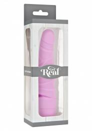 Vibratore vaginale anale pink realistico fallo dildo vibrante in silicone slim sex toys