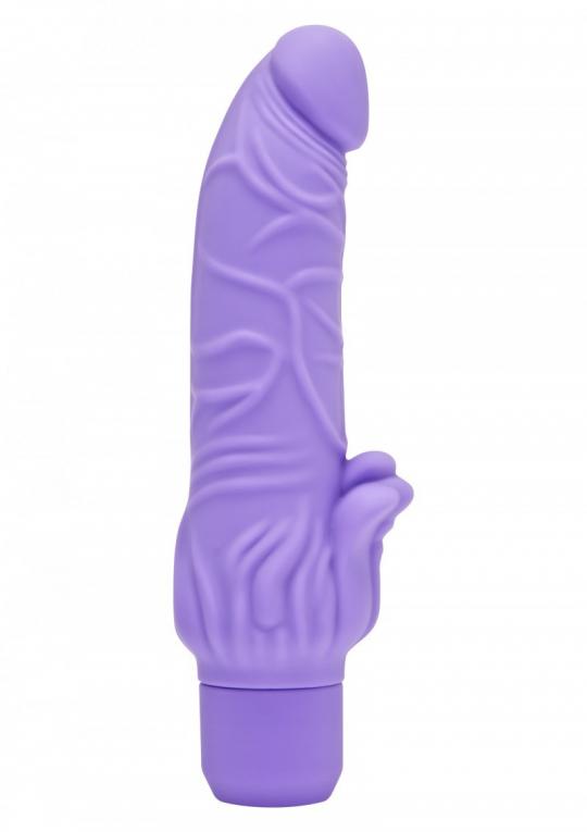 Vibratore vaginale in silicone Dildo falllo vibrante get real realistico sex toys purple