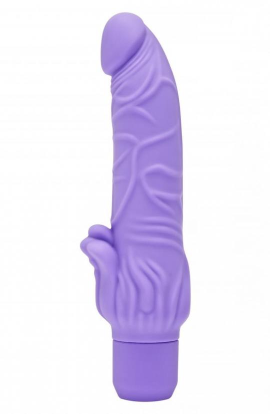 Vibratore vaginale in silicone Dildo falllo vibrante get real realistico sex toys purple