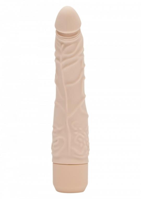 Vibratore vaginale anale realistico slim dildo fallo vibrante in silicone skin sex toys get real