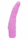 Vibratore vaginale anale realistico slim fallo fallo vibrante pink in silicone sex toys get real