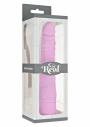 Vibratore vaginale anale realistico slim fallo fallo vibrante pink in silicone sex toys get real