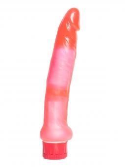 Vibratore slim pink fallo vibrante realistico anale vaginale morbido mini pene