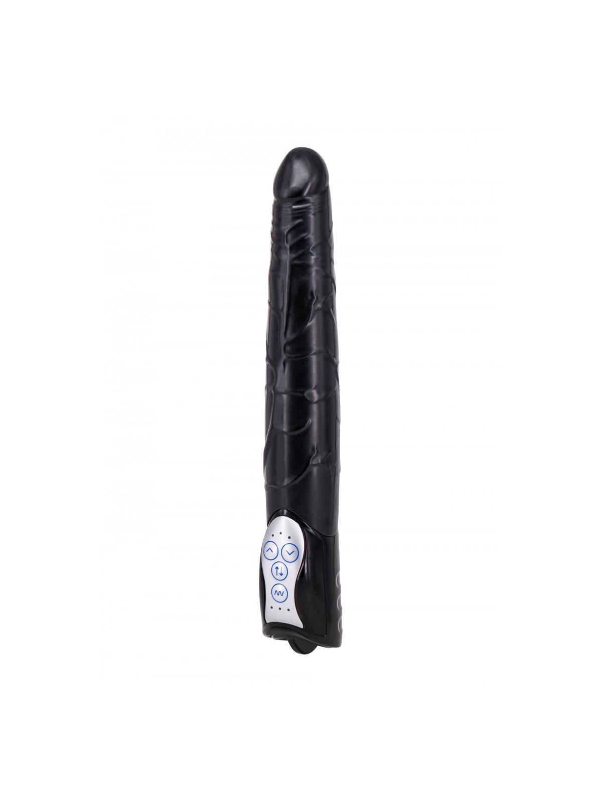 Vibratore realistico dildo fallo nero vaginale black anale vibrante impermeabile maxi big slim