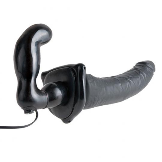 Vibratore strap on con plug fetish fantasy series deluxe vibrating penetrix strap-on