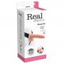 Fallo dildo indossabile strap on cavo Con testicoli Real Rapture 8 Flesh