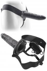 Fallo dildo indossabile strap on cavo Real Rapture 8 Black