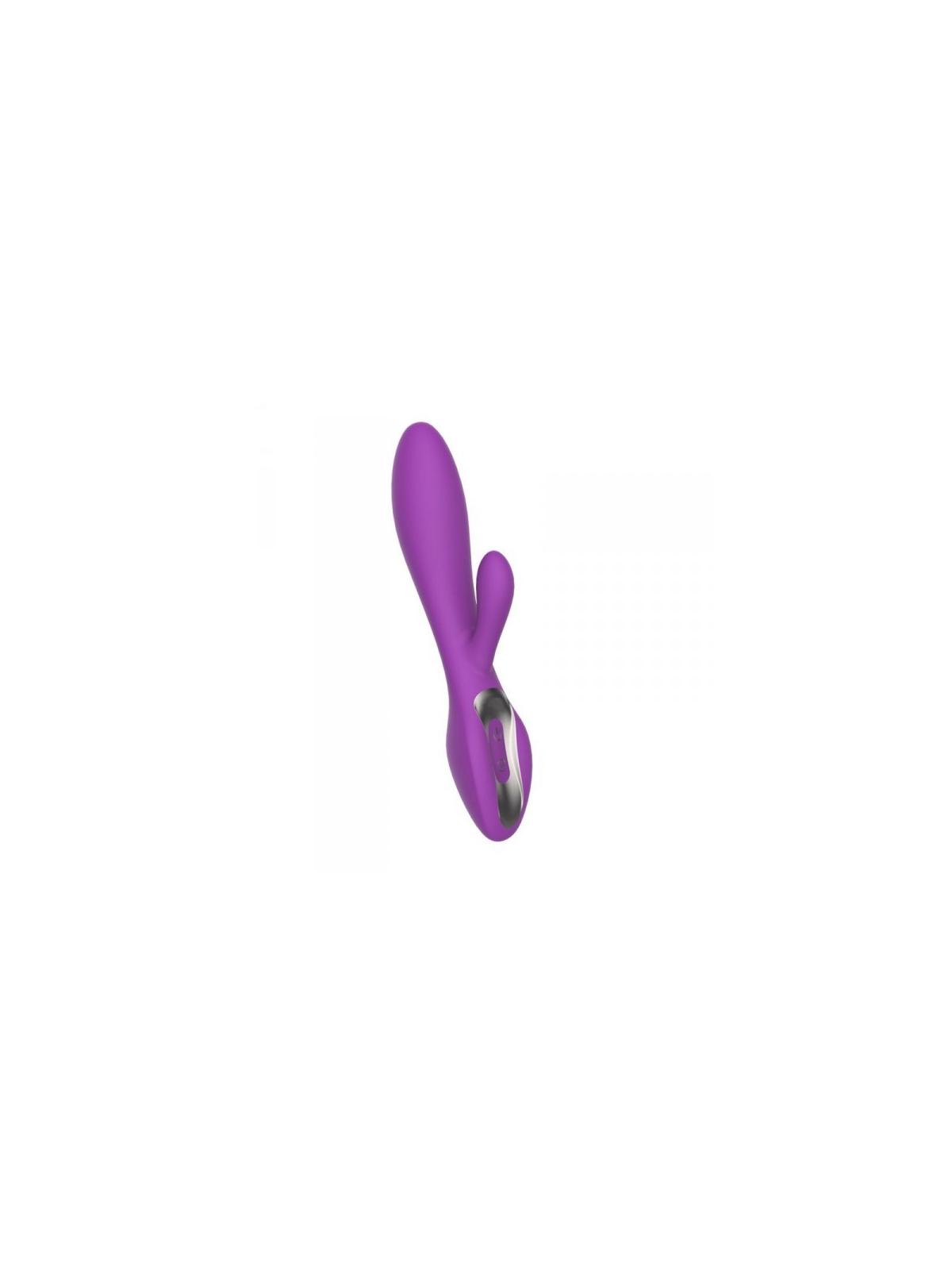 Vibratore rabbit doppio dildo fallo vibrante vaginale doppio per stimolazione clitoride