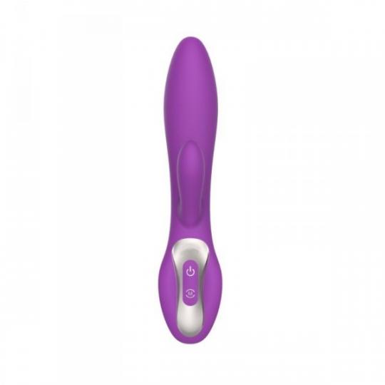 Vibratore rabbit doppio dildo fallo vibrante vaginale doppio per stimolazione clitoride