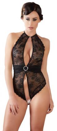 Body Intimo Donna Simil Pizzo Nero