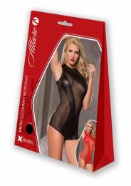 Body mesh sexy hot rosso cutaway bodysuit lingerie intimo red