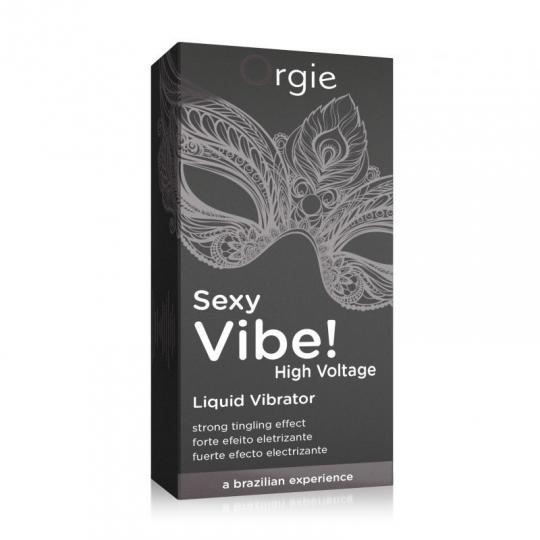 GEL STIMOLANTE lubrificante  SEXY VIBE HIGH VOLTAGE salva preservativo