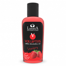 Lubrificante  alla fragola olio per massaggi intimo vaginale anale corpo effetto caldo 100 ml