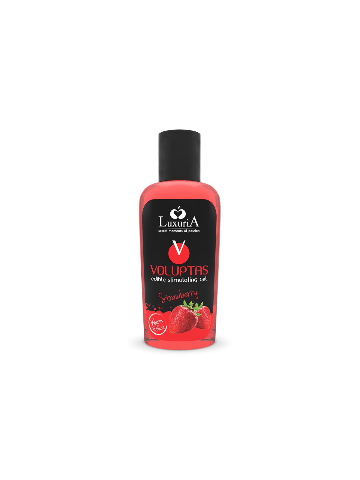 Lubrificante  alla fragola olio per massaggi intimo vaginale anale corpo effetto caldo 100 ml