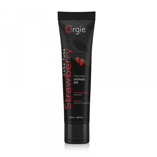 Lubrificante  fragola gel intimo orgie lube tube 100 ml