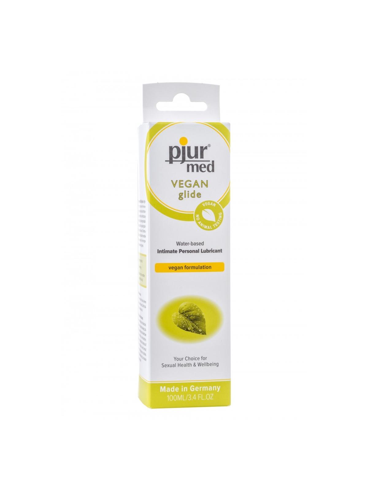 Lubrificante intimo vaginale anale per rapporti sessuali biologico vegano pjur Vegan Glide 100ml